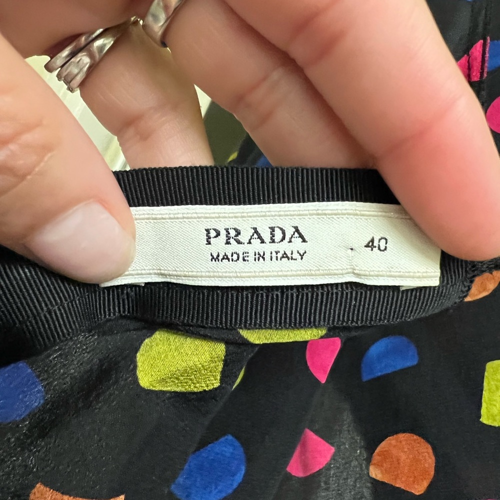 Vintage 80’s Prada Silk Dress - Picture 3 of 9